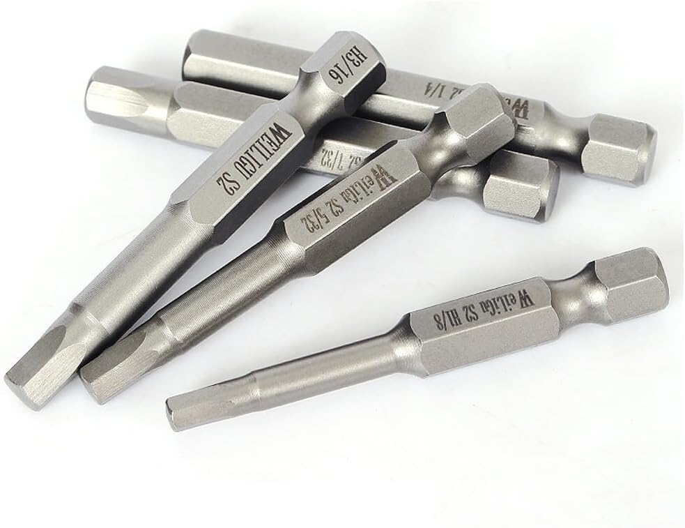 ya 14 9.20 baidi 1/2(12.5mm) Driver Extra Long Allen Key Bits Ratchet Wrench Socket Set H4-H17-1