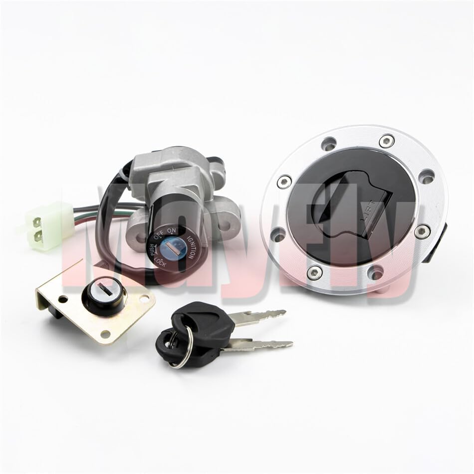 ya 6 8.24 baidi Fit For VX800 RF400 RF600 RF900 Ignition Switch Lock Fuel Gas Cap Cover Key for SEAT