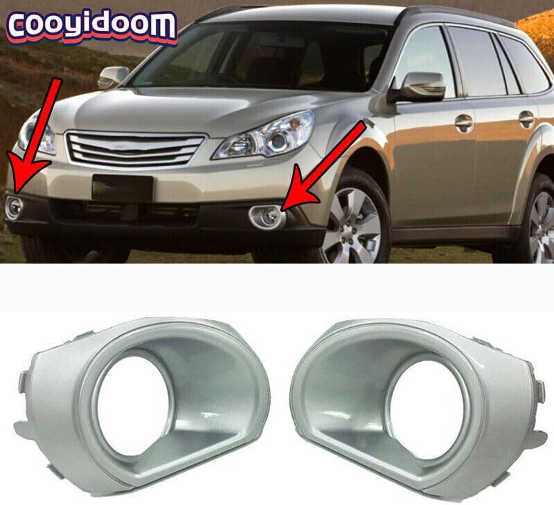 ya 2 8.15 2-piece front silver fog light lampshade suitable for Subaru Inland 2009-2012