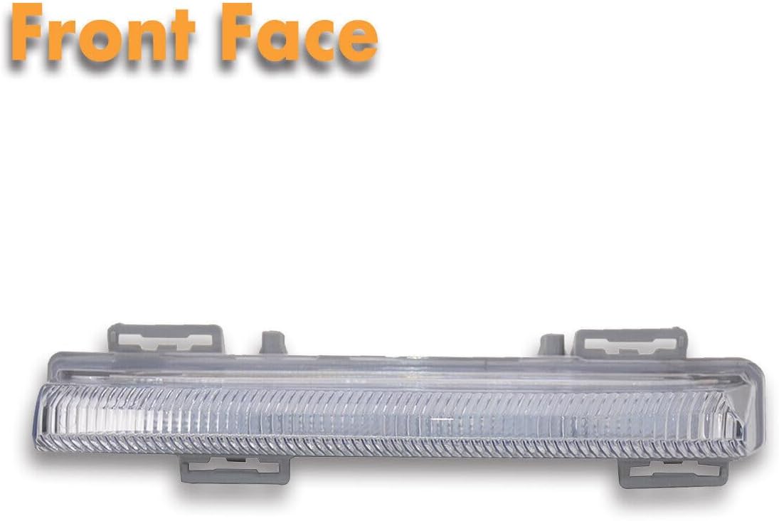 ya 10 9.16 zhengce Left LED Daytime Running Light Fog Lamp Fit for Benz C-Class W204 W212 2007