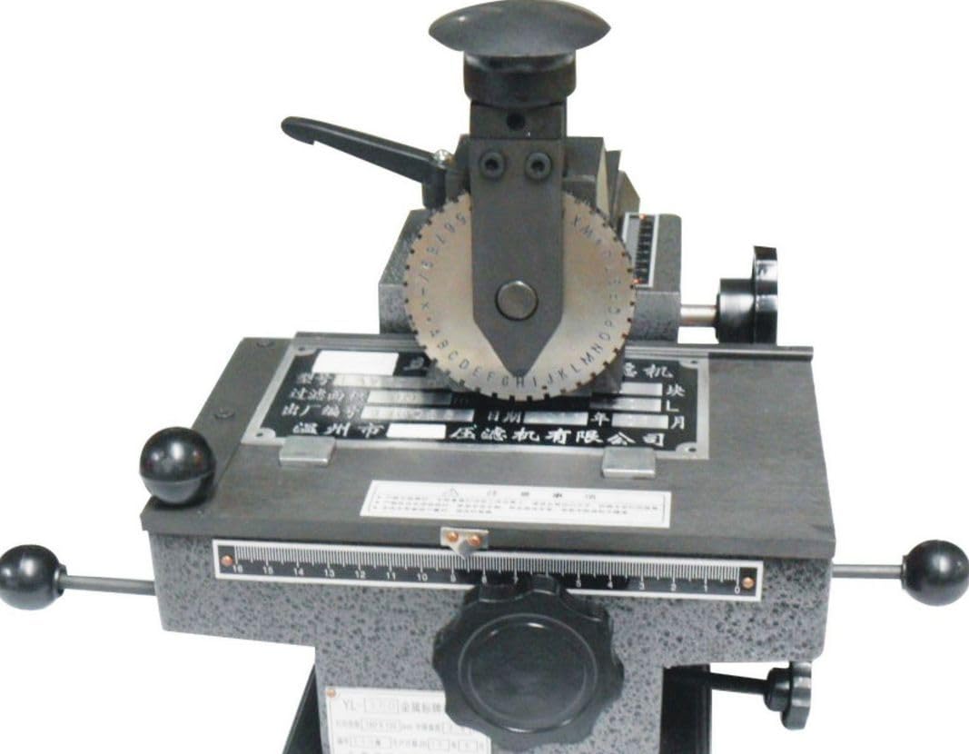 ya 16 10.20 baidi Classic Manual Embossing Machine Metal Plate Marking Machine Label Tool b