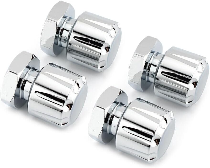 ya 4 8.8.2 for Harley Road King Road Glide Softai Fat Boy Silver 4xSolo Mounting Nuts Bolts