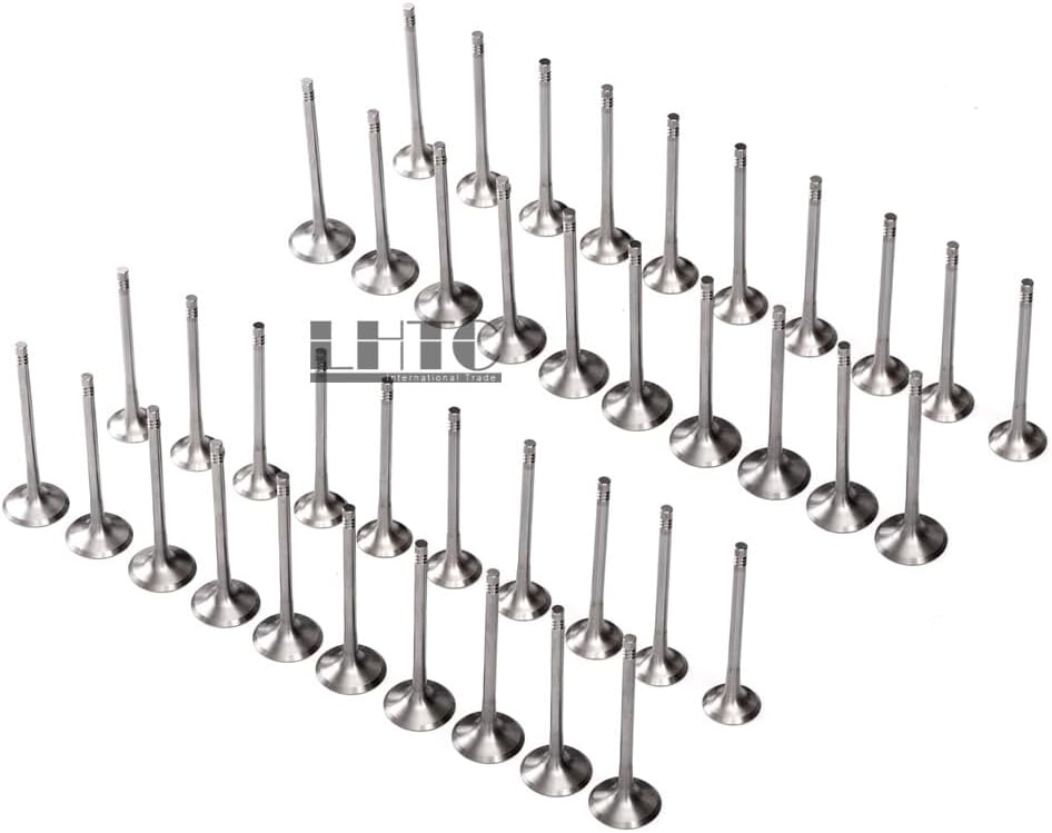 ya 10 9.16 baidi 40x Intake Valves Engine Inlet Outlet Set for Audi S6 C6 S8 5.2 FSI BXA