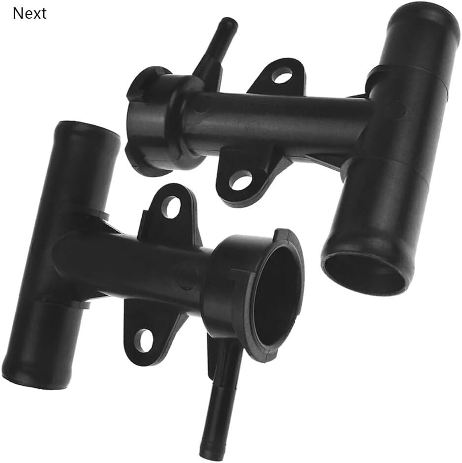 ya 27 10.13 baidi Fits For Versa March 1.6L 2012-2019 2x Upper & Lower Coolant Neck Filler Black