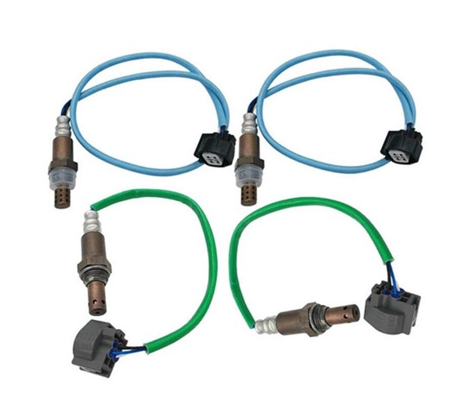 ya 5 8.10 4pcs Up+Downstream Oxygen Sensor Fits for Jaguar XJ8 XJR Vanden Plas 2005-2007