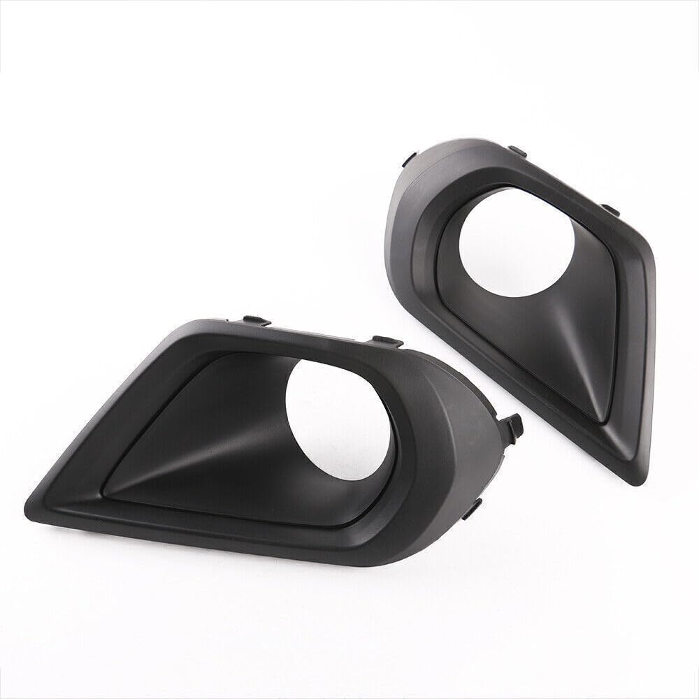 ya 4 8.14 1 Dual Fog Light Bezel Cover for 2014-2016 for Subaru Forester Left + Right Black