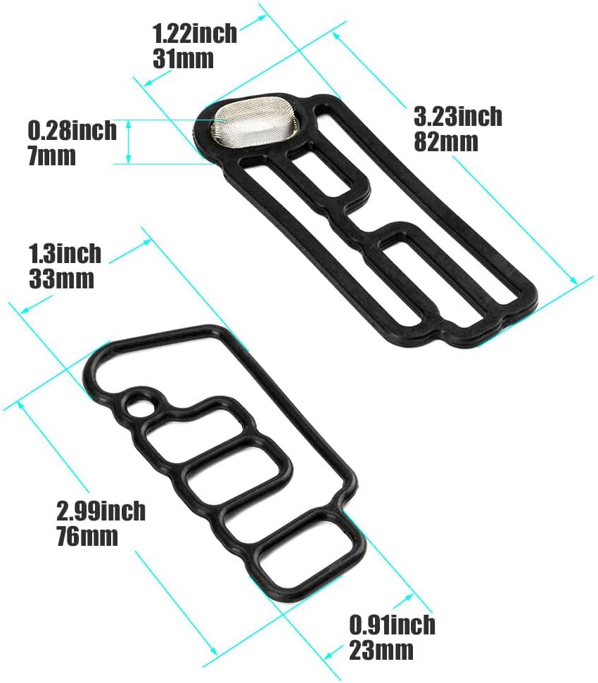 ya 10 9.16 baidi 4 Sets Cylinder Head Solenoid Gasket VTEC For 08-16 for Honda Odyssey 15815R70A01