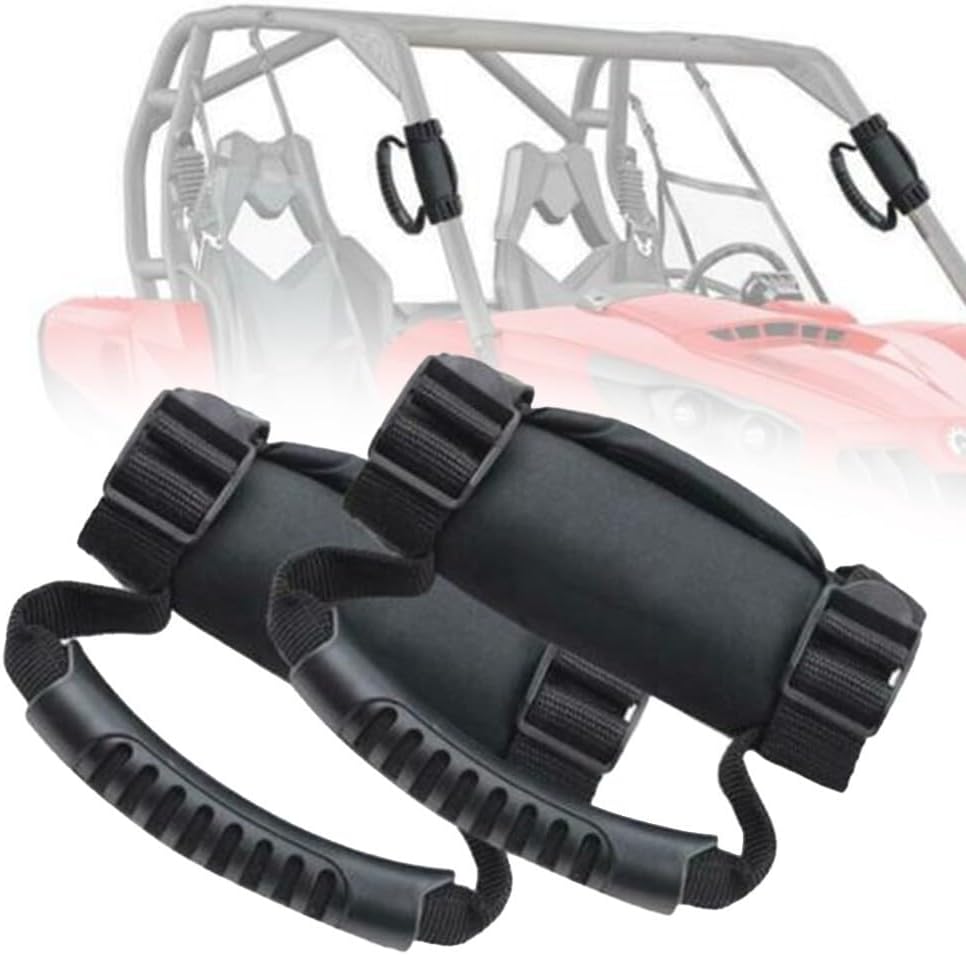 ya 14 9.20 zhengce 1pair ATV UTV Roll Cage Bar Handle Grab Rail Pull Grip-Adjustable-1