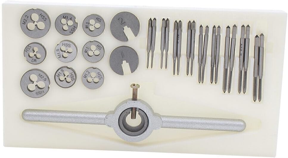 ya 4 8.14 30x for Mini Tap & Die Wrench Set M1 M1.1 M1.2 M1.4 M1.6 M1.8 M2 M2.2 M2.5