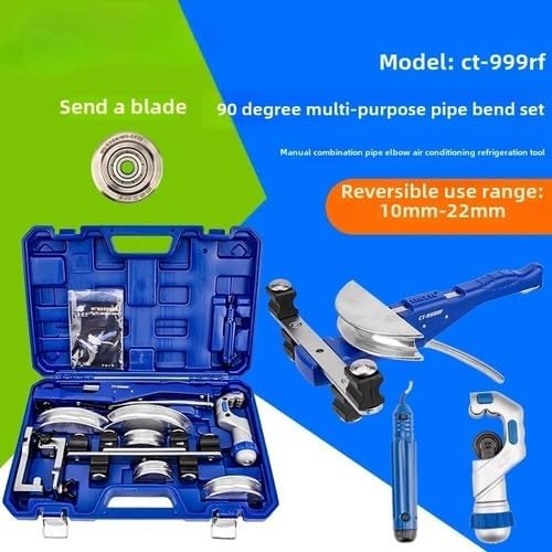 ya 14 9.20 zhengce 5-12mm Manual Pipe Bender Air Conditioner Pipe Bender Pipe Bending Tool Kit-3