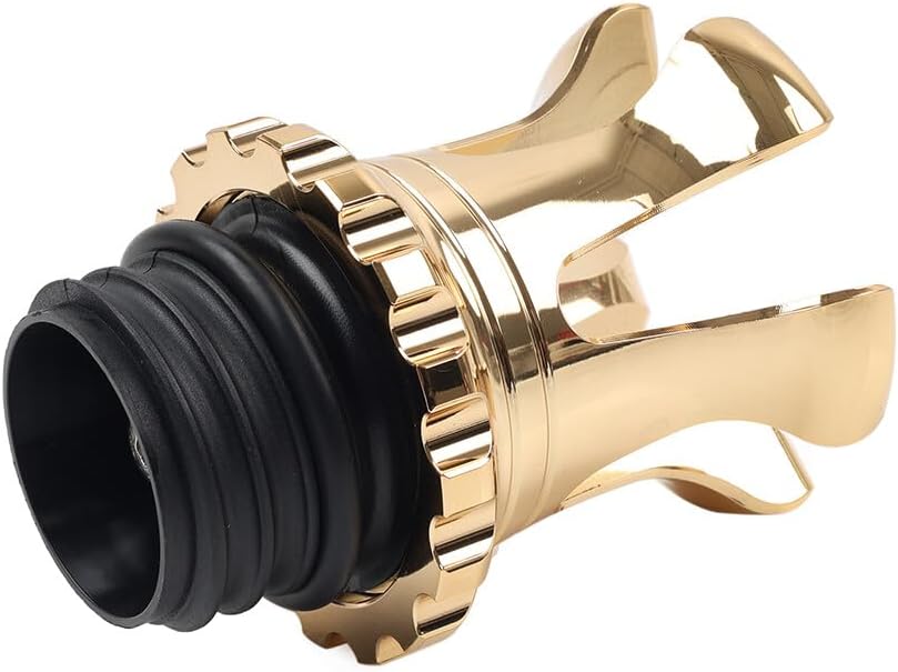 ya 4 8.10 Crown Style Fuel Tank Gas Cap Vented Fits for Harley Sportster Dyna Softail Touring