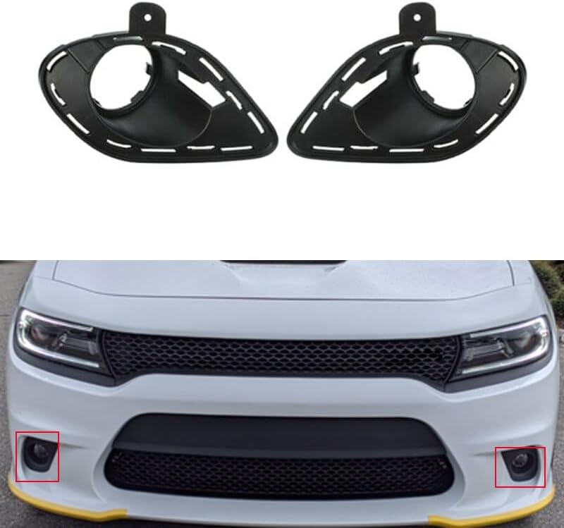 ya 10 9.16 zhengce Fog light protector fog light bracket one pair for Dodge for Charger 2015-2