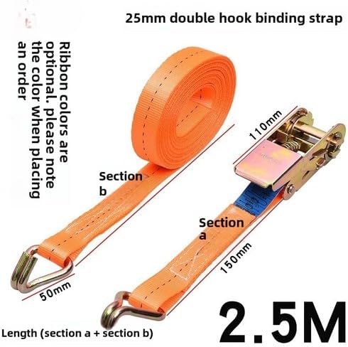 ya 28 10.13 baidi 25mm Cargo Strapping Belt Ratchet Tensioner Automotive Cable Tie Tightening Belt-22