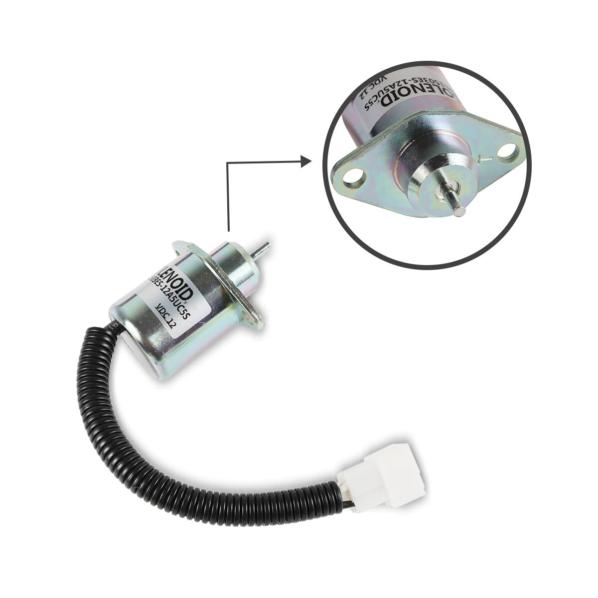 ya 16 10.20 baidi 12V Fuel ShutOff Solenoid 17594-60014 1503ES-12A5UC5S SA-4569-T for D905