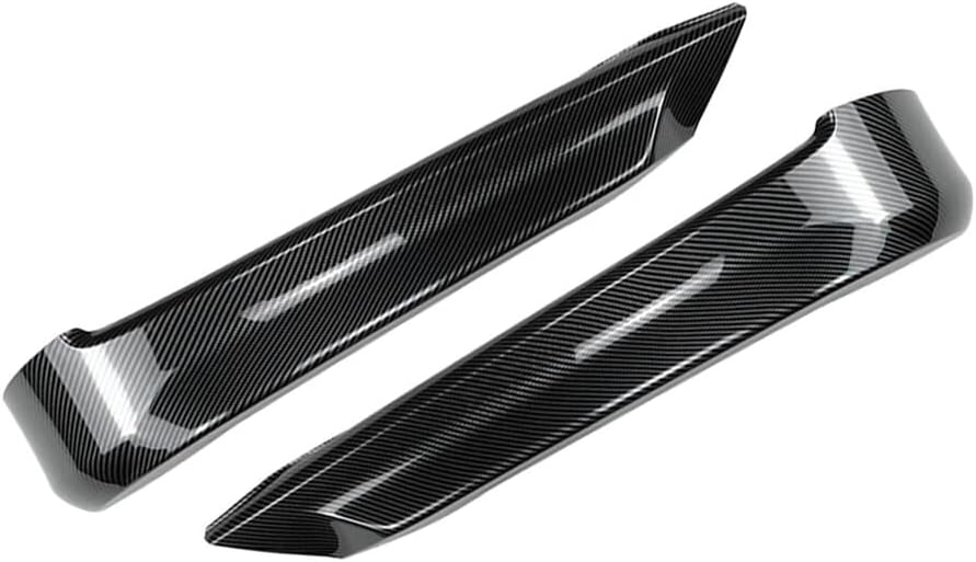 ya 2 8.15 Front Bumper Lip Aprons Carbon Black for BMW 3 Series E90 E91 320i 330i 2005-08