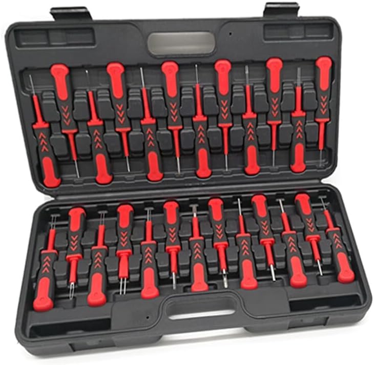 ya 6 8.24 baidi 25x Car and Motorcycle Crimp Terminals Cable Wiring Connector Pin Puller Removal Tool