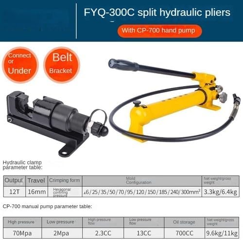 ya 28 10.13 baidi Portable Split Hydraulic Clamp CO-400 16-400mm2 Cable Lug Split Crimper-14