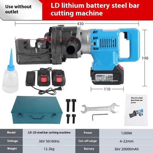 ya 28 10.13 baidi RC-22 Electric Hydraulic Rebar Cutter Portable Steel Shears Tool Cutting Machine-1