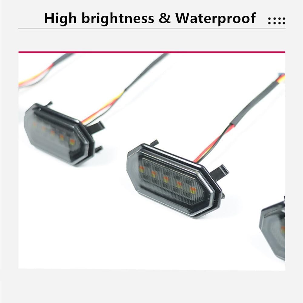 ya 2 8.15 White Amber External Grille Lamps for Suzuki for Jimny JB64 JB74 2019-21 Low Version