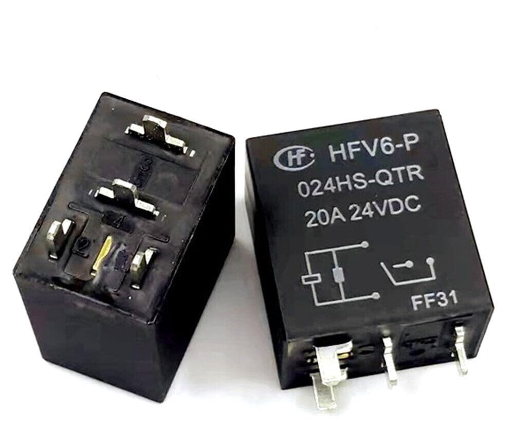 ya 16 10.20 baidi 1PC Relay HFV6-P-024HS-QTR Automotive Relay 24VDC 20A 4Pins #W7*-