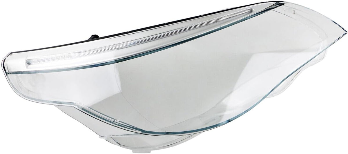 ya 10 9.16 zhengce Pair Headlight Glass Diffuser Lens Cover W/LED For 2003-10 for BMW 5 Series