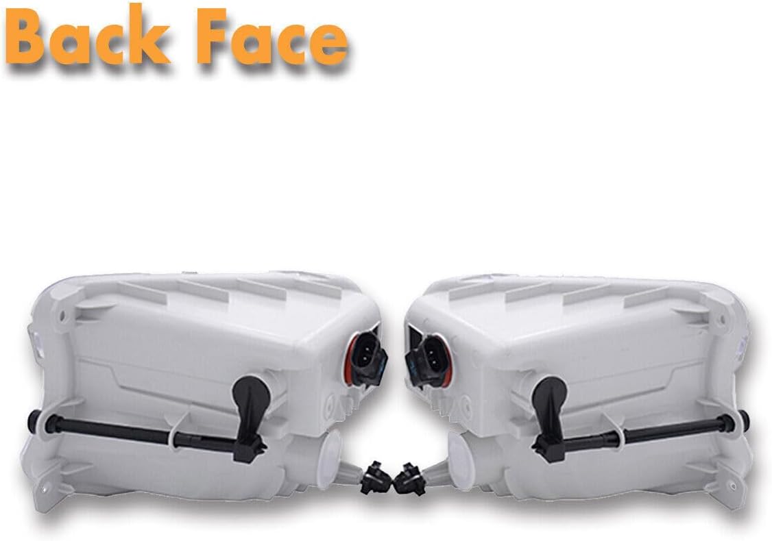 ya 10 9.16 zhengce Clear Lens Bumper Fog Lights Driving Lamps PAIR for Ford Escape Kuga 2017-2