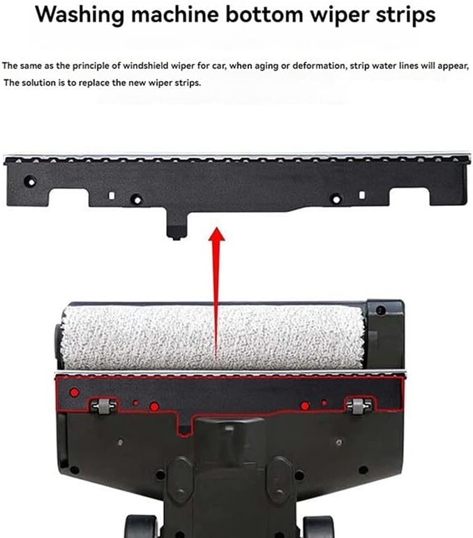 ya 26 10.21 baidi For Roborock A20 Rubber Strip Scraper Head Sewa Scraper Bar Wiper Bar