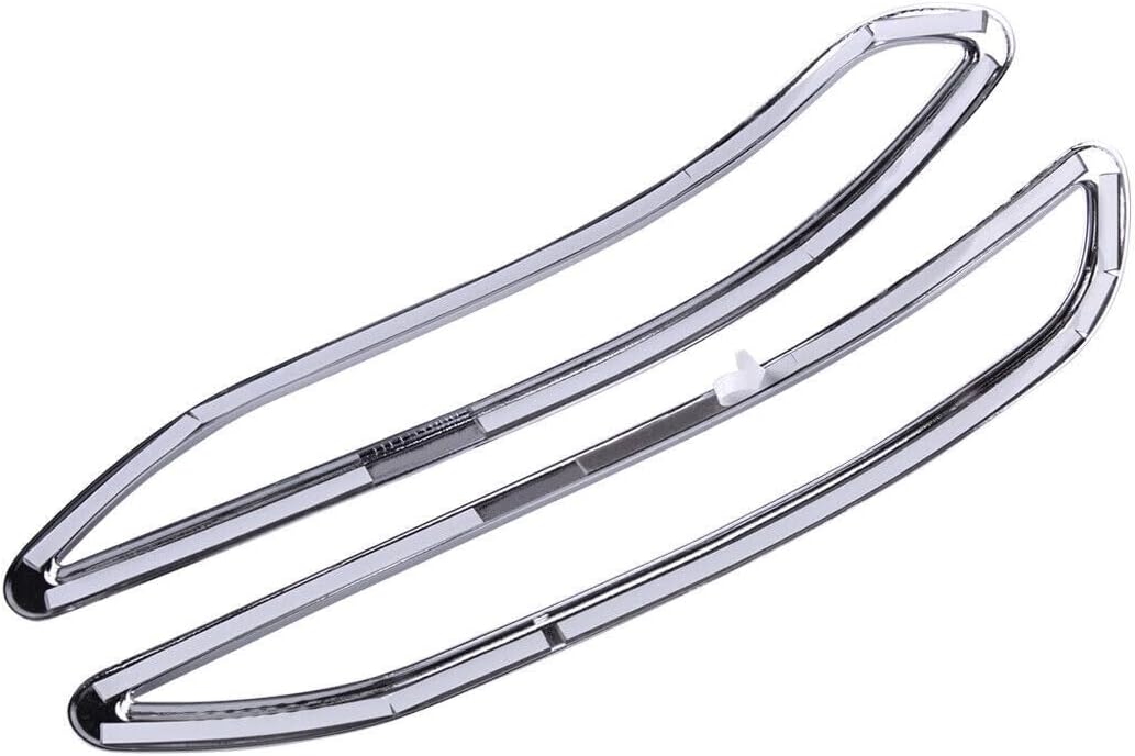 ya 14 9.20 zhengce 2pcs Rear Fog Light Fog Light Protector ABS Chrome Fits for Chevrolet Equin-1