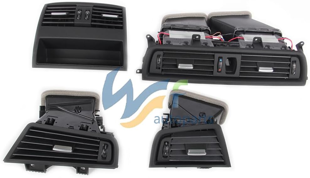 ya 10 9.16 baidi 4pcs Front Console Grill Dash AC Air Outlet Vent Fit for BMW 5 Series