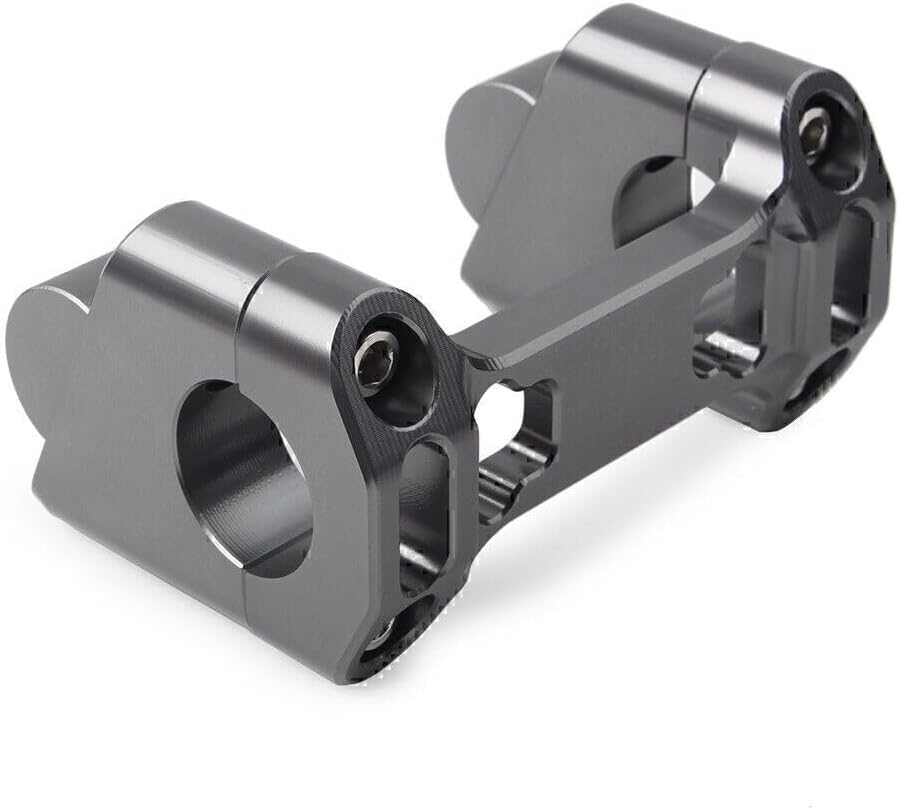 ya 14 9.20 zhengce Height Riser Handlebar Clip Adapter for BMW R1200GS LC/Adventure 14-20 Grey-1