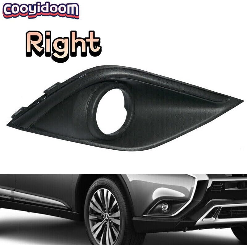 ya 2 8.15 Suitable for Mitsubishi Outlander 2019 2020 front bumper fog light driving light protective cover right grip