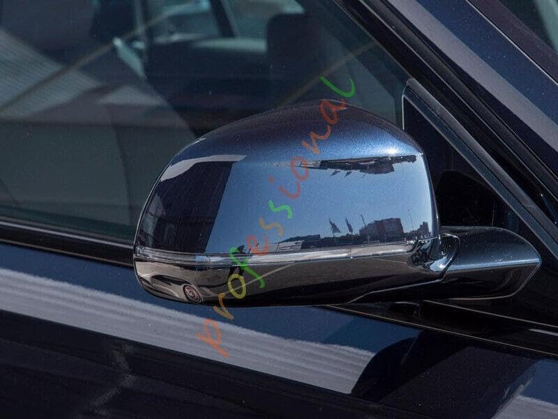 ya 14 9.20 zhengce Suitable for BMW X6 2019-2023 Glossy Black Right Rearview Mirror Bottom She-1
