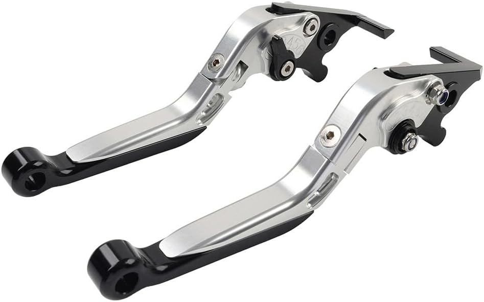 ya 10 9.16 zhengce CNC Folding Extendable Brake Clutch Levers for Kawasaki Z1000 ZX9R ZX6R Sil
