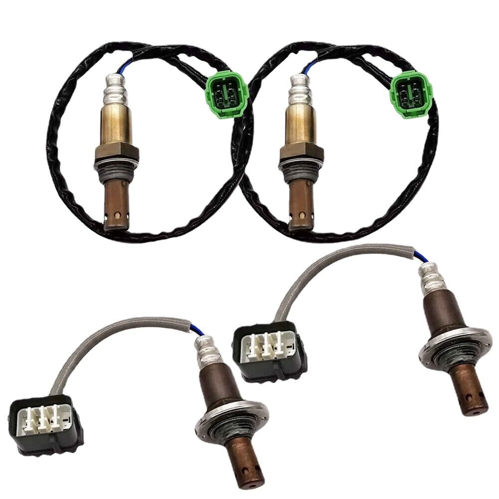 ya 12 10.8 baidi 4-Pack Oxygen Sensor for 2006-2008 for Suzuki Grand Vitara 2.7L V6 Upper + Lower -