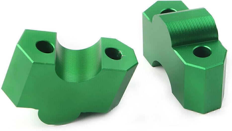 ya 4 8.8.2 Motorcycle Handlebar Riser Clamp Fit for Kawasaki Z750 2004-2012 Z1000 03-2016 Green