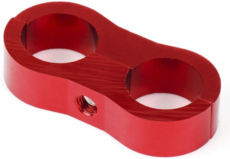 ya 4 8.8.2 4-Pack AN4/AN8/AN10 Braided Hose Separator Wire Clamp Fastener Fuel Line Automotive