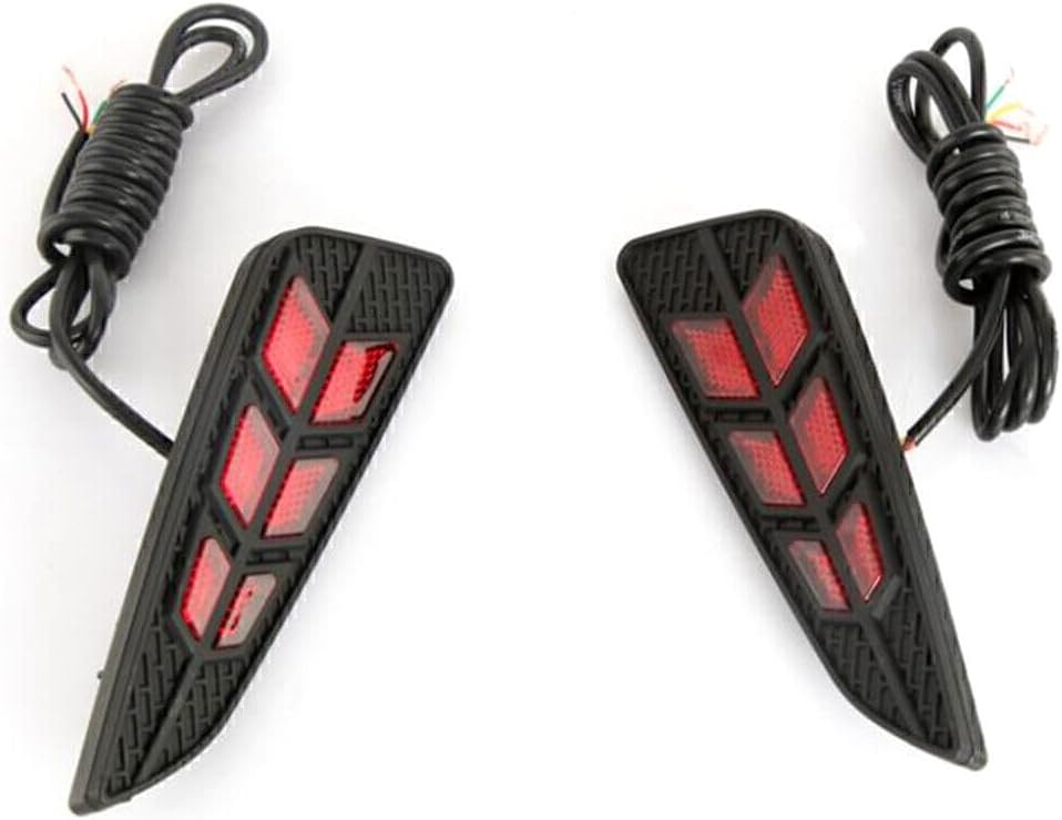 ya 4 8.8 pair LED Rear Bumper Reflector Brake Tail Light Lamp For 2018 for Toyota C-HR CHR