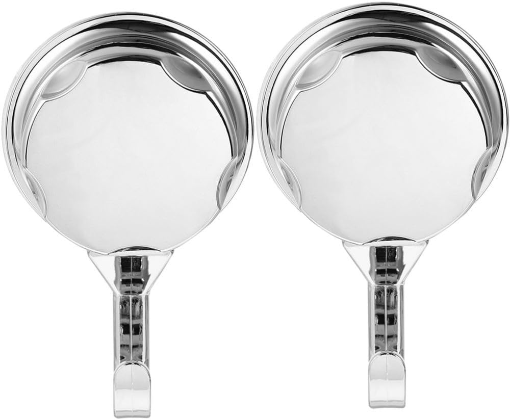 ya 26 10.21 baidi Set of 2 Suction Cup Hook Wall Mounted Hooks Glass Window Hanging Washb-2
