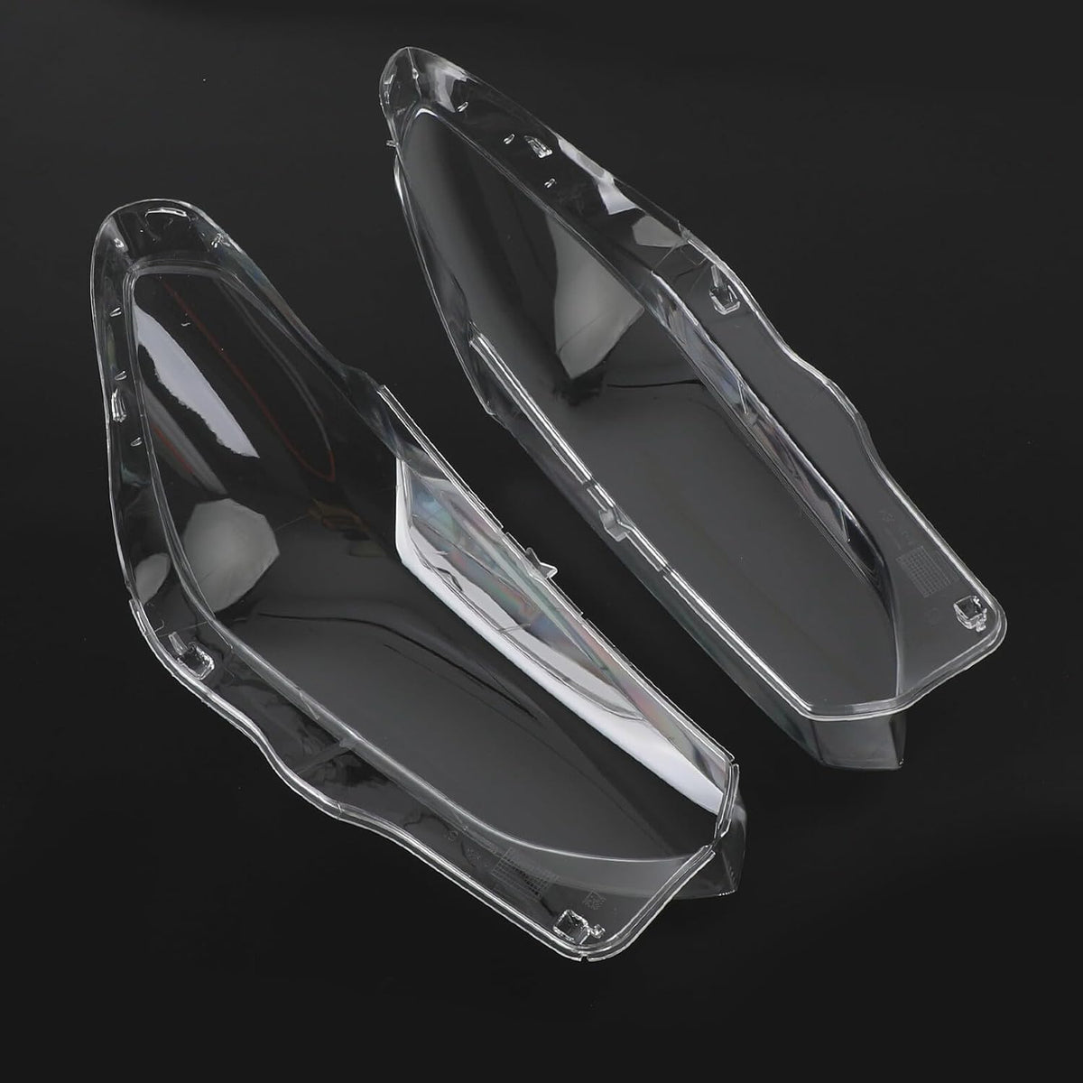 ya 4 8.10 Pair Clear Headlight Lens Cover 63117466131/2 for BMW 2018-21 X3 X4 G01 G02 G08