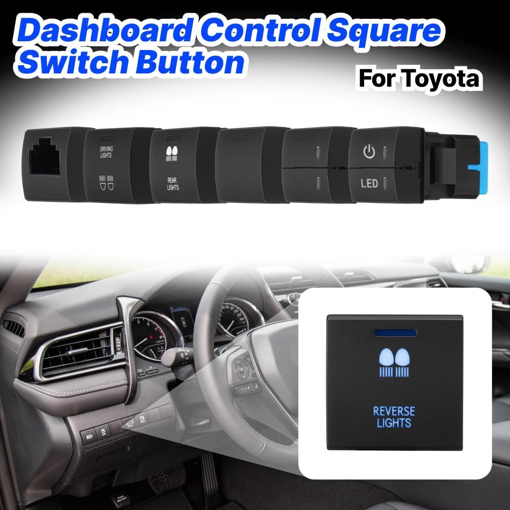 ya 13 9.15 baidi Port Socket/Single/Dual Function Dashboard Switch Button w Harness For for Toyota