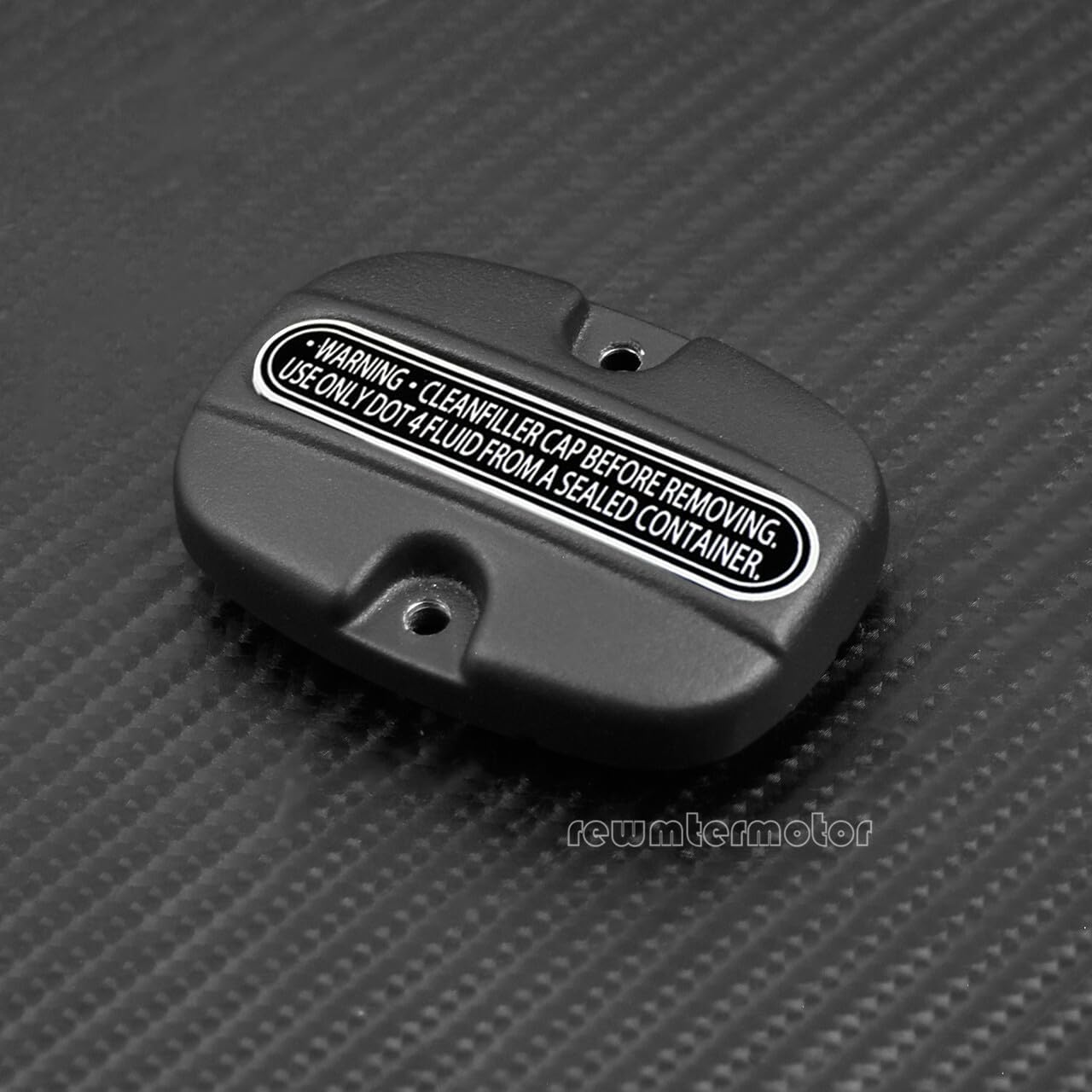 ya 6 8.24 baidi Matte Rear Brake Master Cylinder Cover Fit for Harley Touring Road Glide 2008-19