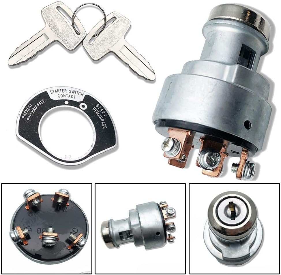 ya 26 10.21 baidi for Kubota Diesel & Gas Ignition Switch Spare Keys Reliable Performance