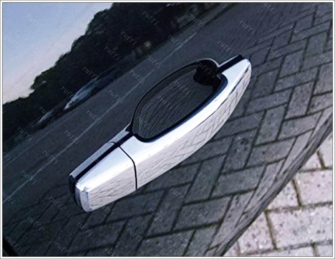 ya 2 8.15 Chrome Door Handle Cover 4 Door S.Steel for Vauxhall for Opel for Corsa D-E 2006 to 2018