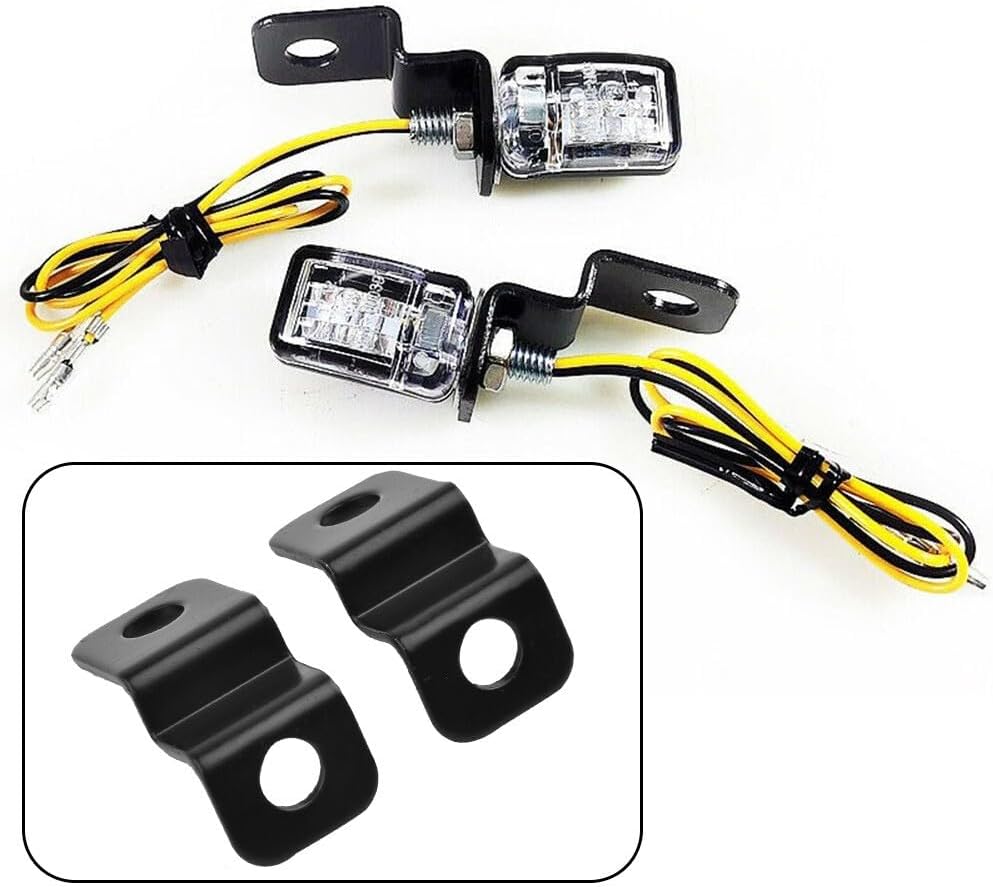 ya 2 8.15 2 PCS Motorcycle-Turn Signal Light 30mm Bracket-Indicator Blinker-Holder Fixing