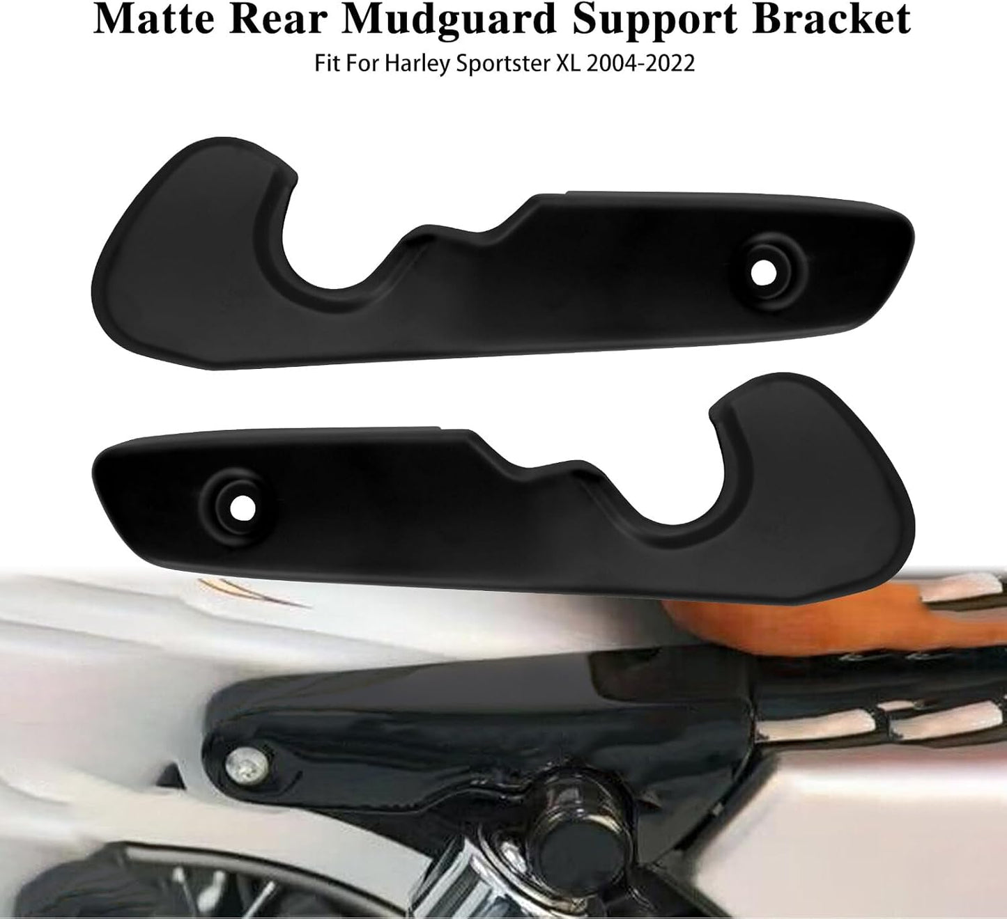 ya 7 8.24 baidi Black Short Rear Fender Mudguard Support Bracket for Harley Sportster 883 1200