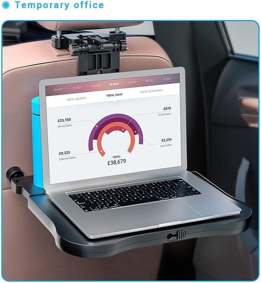 ya 6 8.24 baidi Car for SEAT Back Foldable Tray Laptop Table Automatic for SEAT/Desktop Cup Phone/Stand