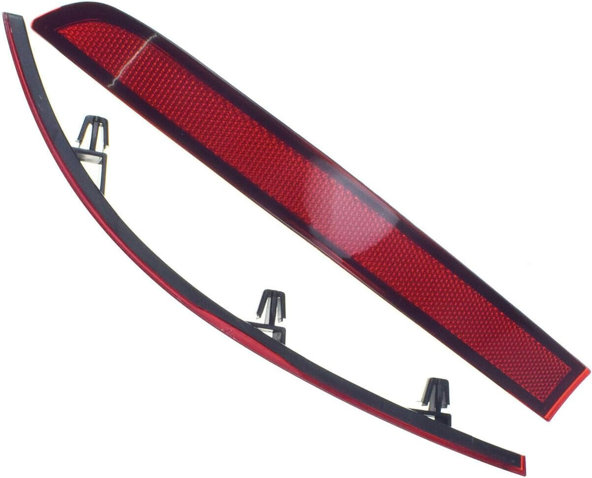 ya 13 9.15 baidi One pair of red tail lights rear left + right bumper side reflector for VW