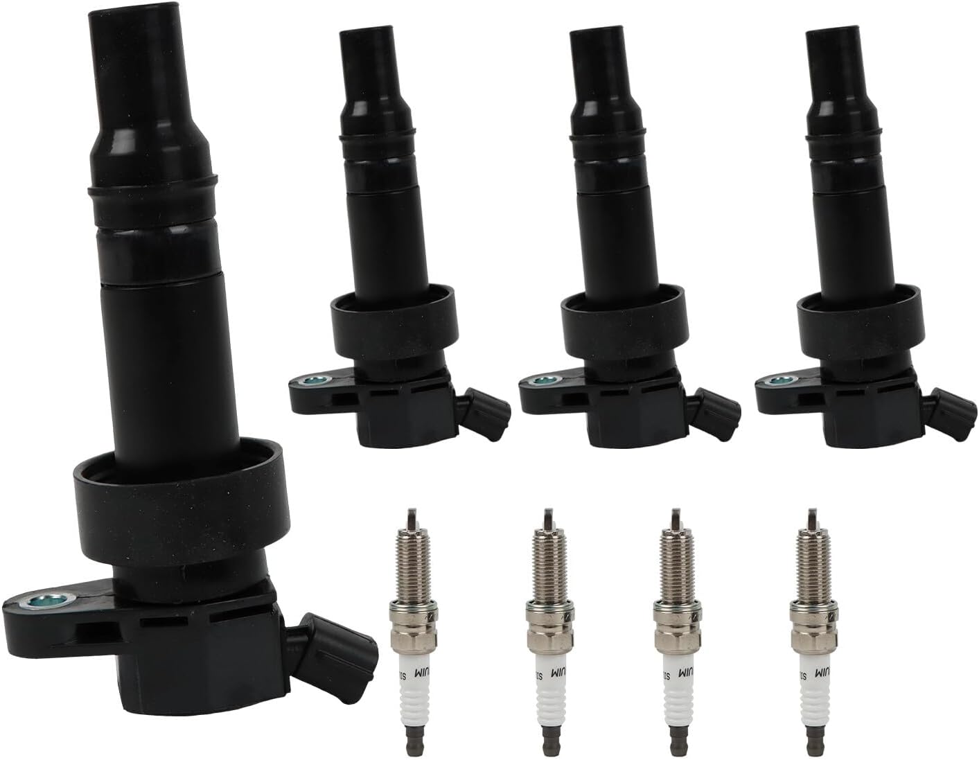 ya 7 8.24 baidi 4-Pack Ignition Coil/Iridium Spark Plug for Hyundai Accent 1.6L UF652 2011-19