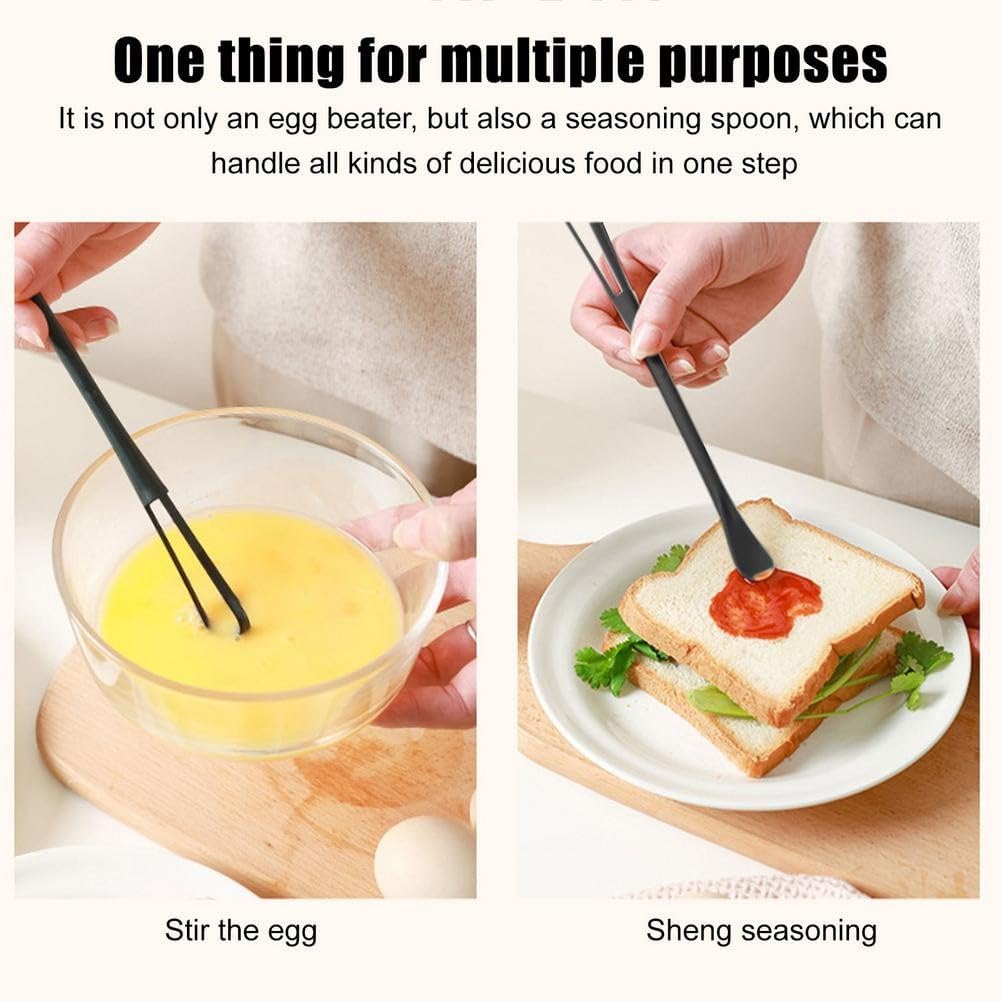 ya 14 9.20 baidi 1 Pcs Double Head for Mini Whisk for Mini Spoon Spatula For Mixing And Foaming Tools-1