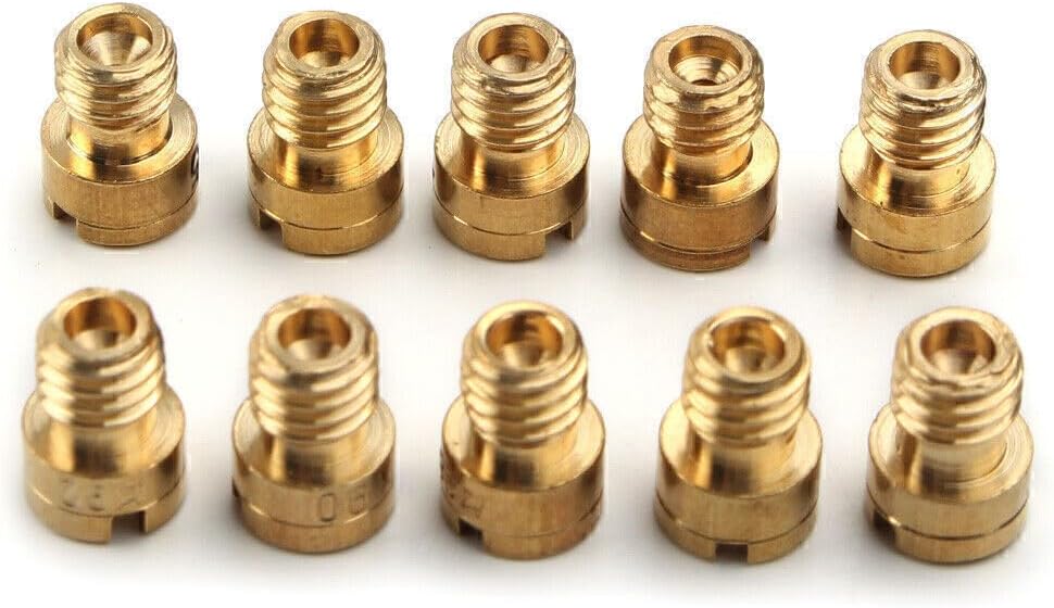 ya 2 8.15 10x Carburetor Main Jet For GY6 50cc 139QMB 4-Stroke Scooter Carb PZ19#82-105